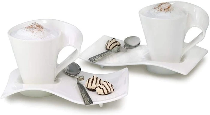 VILLEROY & BOCH Xícara para Café com Pires New Wave 80ml 2 Unidades Translation missing: pt-BR.activerecord.decorators.item_part_image/alt
