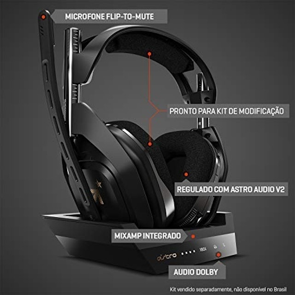 ASTRO Headset Sem Fio Astro A50 Translation missing: pt-BR.activerecord.decorators.item_part_image/alt