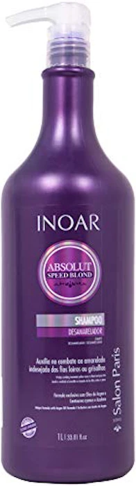 INOAR Shampoo Absolut Speed Blond 1 Litro Translation missing: pt-BR.activerecord.decorators.item_part_image/alt