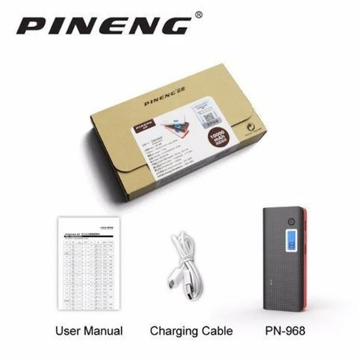 PINENG Carregador Portátil Power Bank 10000 mAh Translation missing: pt-BR.activerecord.decorators.item_part_image/alt