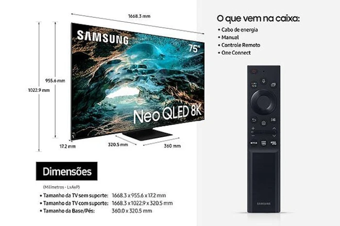 SAMSUNG Smart TV 75" Neo QNED 8K Translation missing: pt-BR.activerecord.decorators.item_part_image/alt