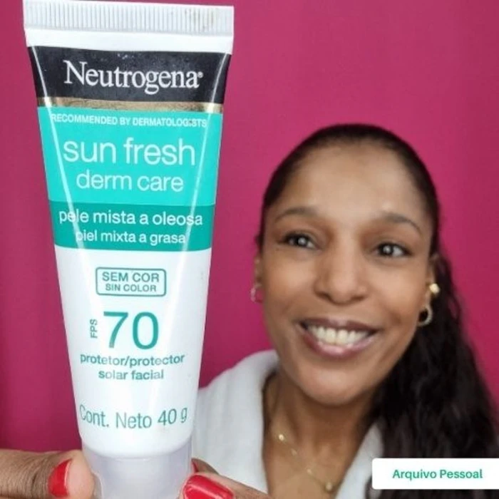 NEUTROGENA Protetor Solar Sun Fresh Derm Care FPS70 Translation missing: pt-BR.activerecord.decorators.item_part_image/alt