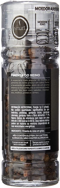 SMART Pimenta do Reino com Moedor 50g Translation missing: pt-BR.activerecord.decorators.item_part_image/alt
