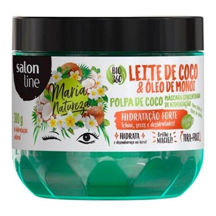 SALON LINE Máscara Maria Natureza Poder das Castanhas 300g Translation missing: pt-BR.activerecord.decorators.item_part_image/alt