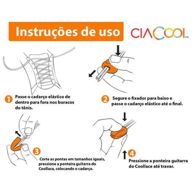 Cadarço de Elástico Cool Lace Translation missing: pt-BR.activerecord.decorators.item_part_image/alt