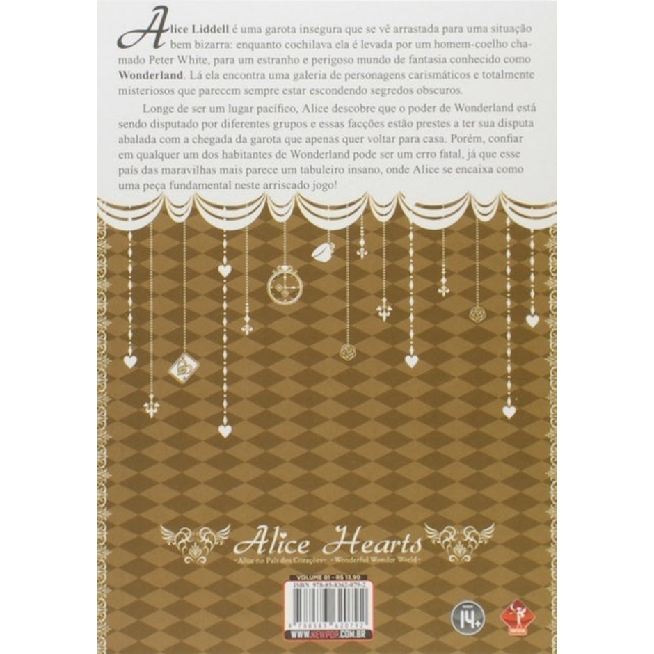 QUIN ROSE E HOSHINO SOUMEI Alice Hearts - Volume1 Translation missing: pt-BR.activerecord.decorators.item_part_image/alt
