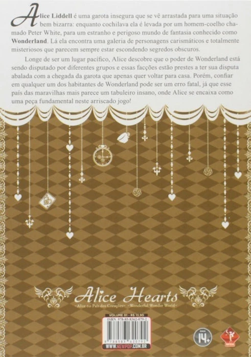 QUIN ROSE E HOSHINO SOUMEI Alice Hearts - Volume1 Translation missing: pt-BR.activerecord.decorators.item_part_image/alt
