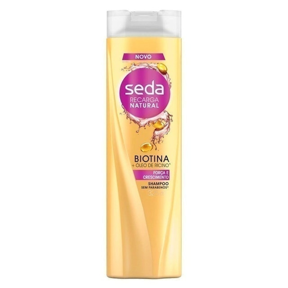SEDA Shampoo Seda Recarga Natural Biotina e Óleo de Rícino Translation missing: pt-BR.activerecord.decorators.item_part_image/alt