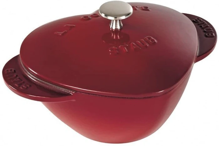 STAUB Caçarola Coração Cereja Ferro Fundido 20cm Translation missing: pt-BR.activerecord.decorators.item_part_image/alt