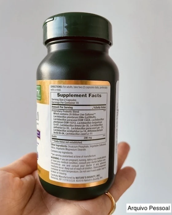 NATURE'S BOUNTY Probiotic 10 Translation missing: pt-BR.activerecord.decorators.item_part_image/alt