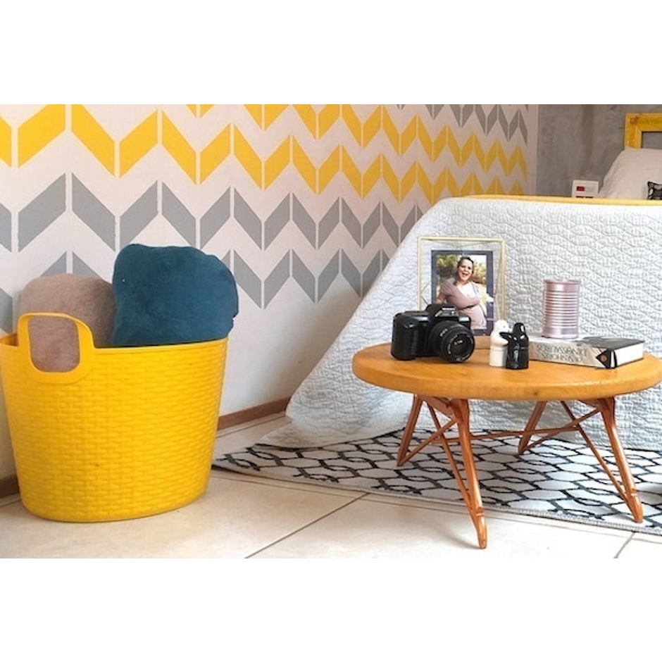 ETNA Cesto Flexível Rattan 24 L Amarelo Translation missing: pt-BR.activerecord.decorators.item_part_image/alt
