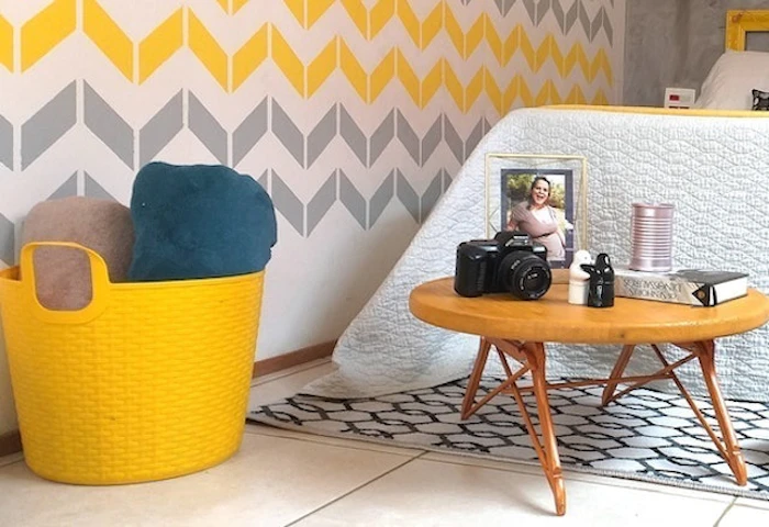 ETNA Cesto Flexível Rattan 24 L Amarelo Translation missing: pt-BR.activerecord.decorators.item_part_image/alt