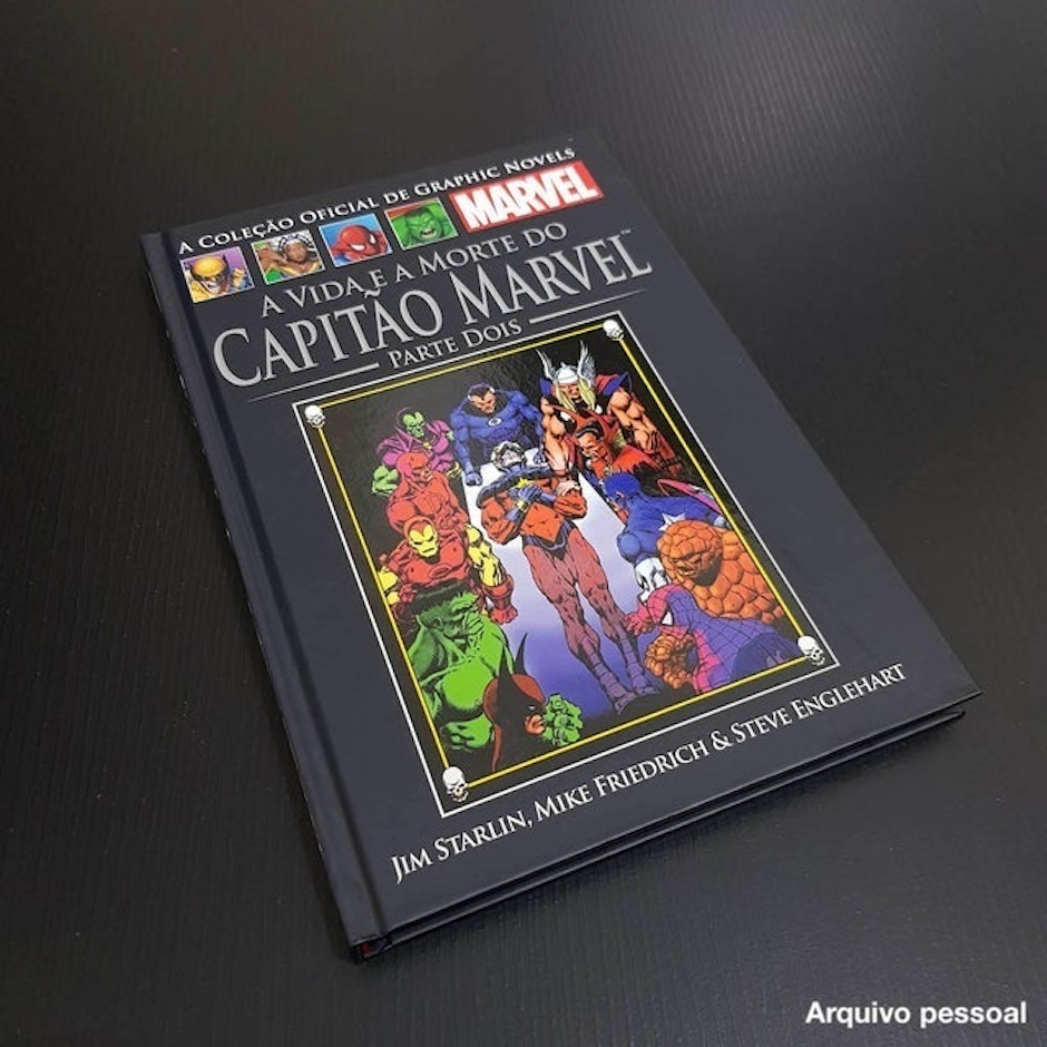 JIM STARLIN A Morte do Capitão Marvel Translation missing: pt-BR.activerecord.decorators.item_part_image/alt