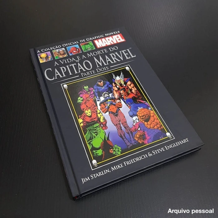 JIM STARLIN A Morte do Capitão Marvel Translation missing: pt-BR.activerecord.decorators.item_part_image/alt