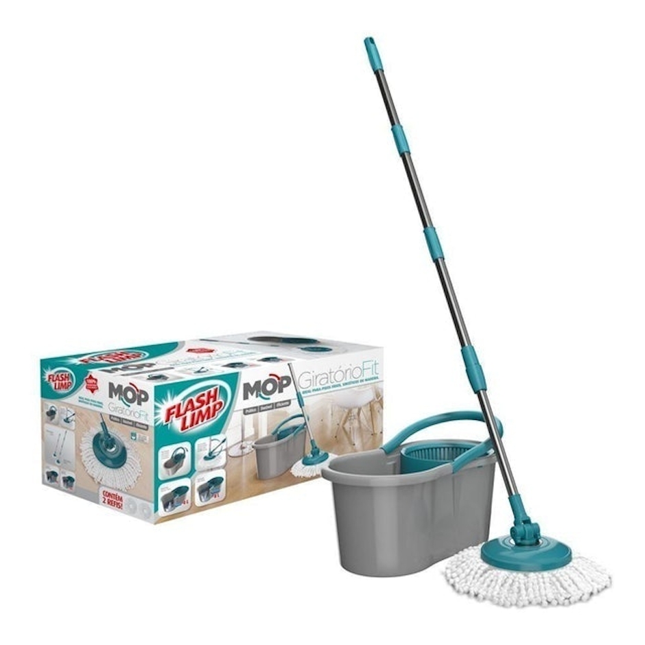 FLASHLIMP Mop Giratório Fit Flash Limp Verde Translation missing: pt-BR.activerecord.decorators.item_part_image/alt