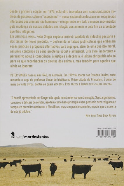 Peter Singer Libertação Animal Translation missing: pt-BR.activerecord.decorators.item_part_image/alt