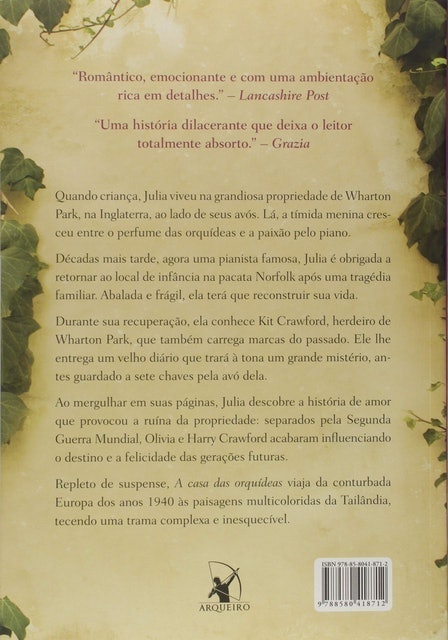  LUCINDA RILEY A Casa das Orquídeas Translation missing: pt-BR.activerecord.decorators.item_part_image/alt