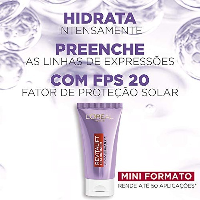 L'ORÉAL PARIS Creme Facial Anti-Idade Revitalift Hialurônico FPS 20 Translation missing: pt-BR.activerecord.decorators.item_part_image/alt