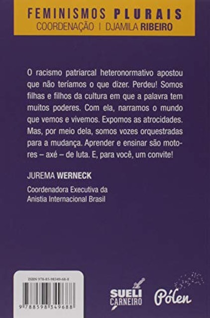 EDITORA JANDAÍRA Lugar de Fala Translation missing: pt-BR.activerecord.decorators.item_part_image/alt