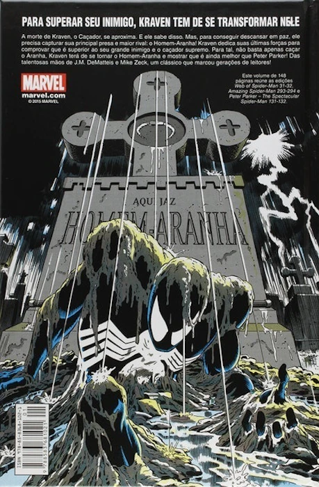 J.M. DE MATTEIS Homem-aranha: A Última Caçada De Kraven Translation missing: pt-BR.activerecord.decorators.item_part_image/alt