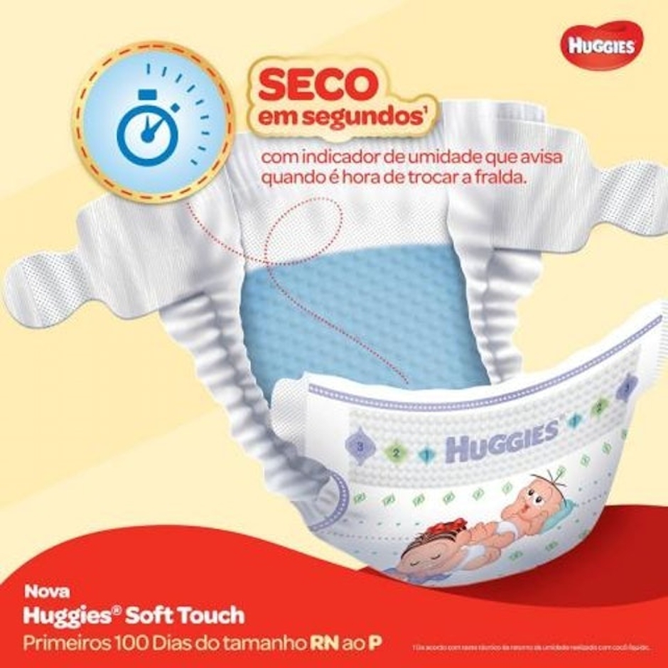 HUGGIES Fraldas Soft Touch Tamanho RN - 38 Unidades Translation missing: pt-BR.activerecord.decorators.item_part_image/alt