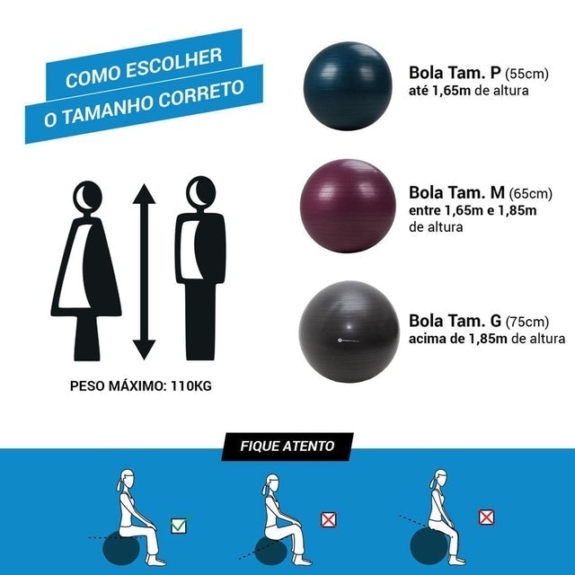 DOMYOS Bola Suíça para Pilates 75cm Translation missing: pt-BR.activerecord.decorators.item_part_image/alt