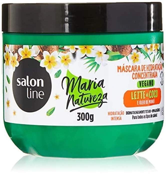 SALON LINE Máscara de Hidratação Maria Natureza Leite de Coco & Óleo de Monoi Translation missing: pt-BR.activerecord.decorators.item_part_image/alt