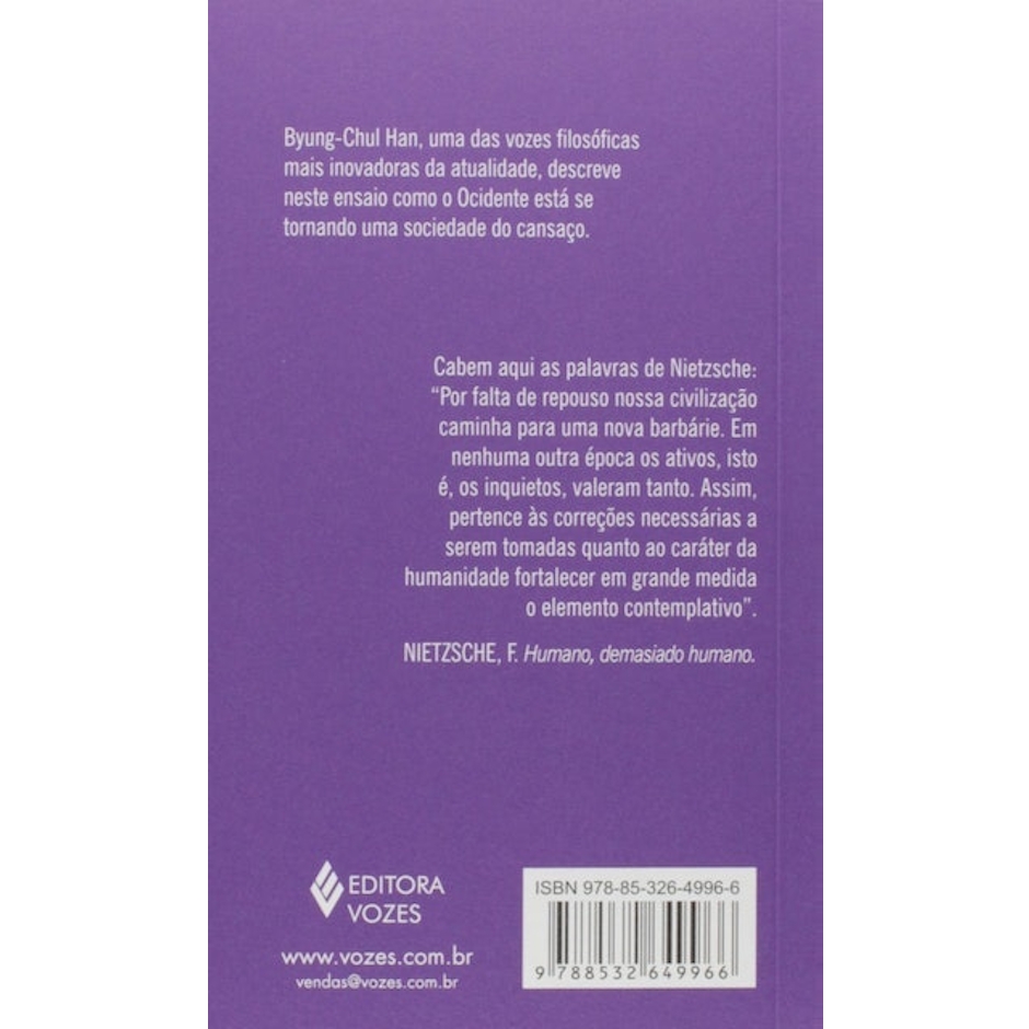 Byung-Chul Han Sociedade do Cansaço Translation missing: pt-BR.activerecord.decorators.item_part_image/alt