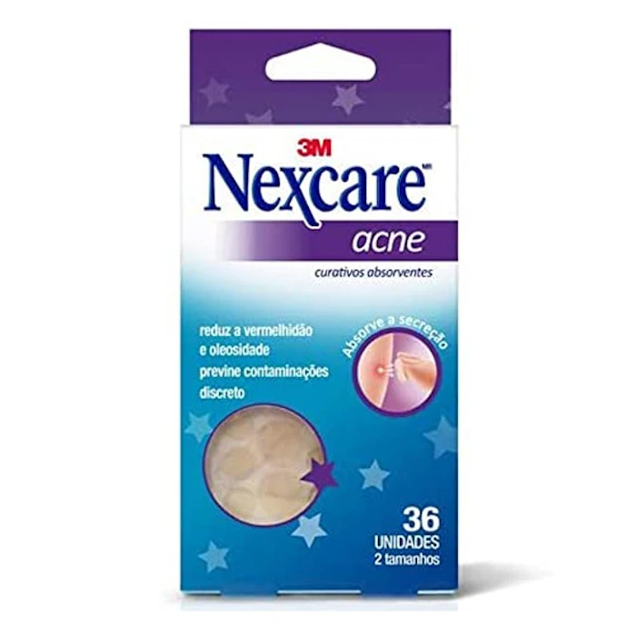 NEXCARE ACNE Curativos Absorventes para Acene - Adesivo Hidrocoloide Translation missing: pt-BR.activerecord.decorators.item_part_image/alt