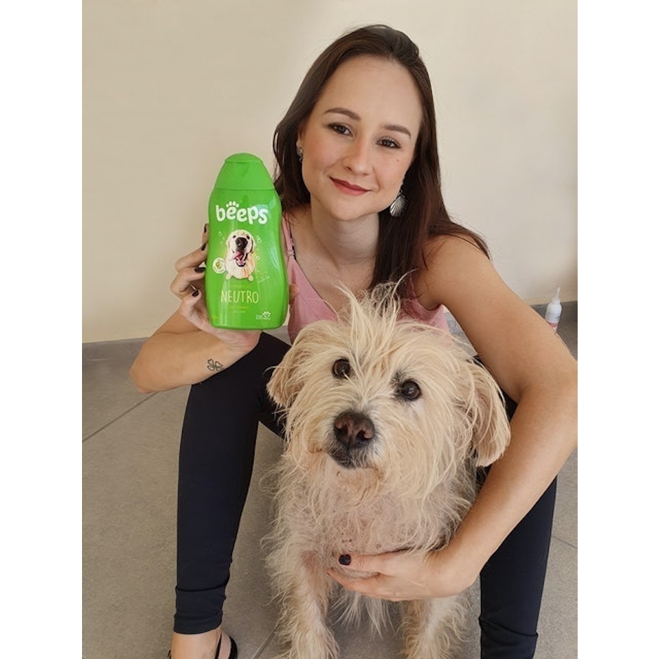 PET SOCIETY Shampoo Cães e Gatos Linha Beeps Neutro 500ml Translation missing: pt-BR.activerecord.decorators.item_part_image/alt