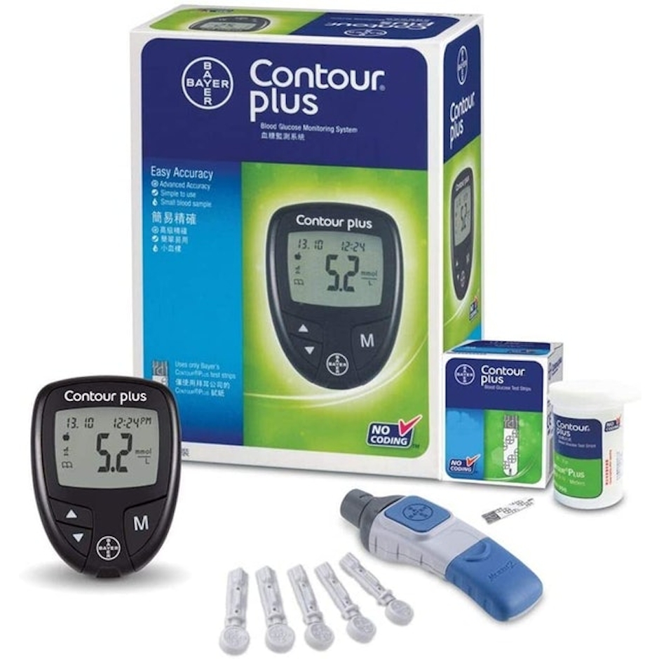 BAYER Medidor para Glicose (Glicosímetro) Contour Plus Bayer Translation missing: pt-BR.activerecord.decorators.item_part_image/alt