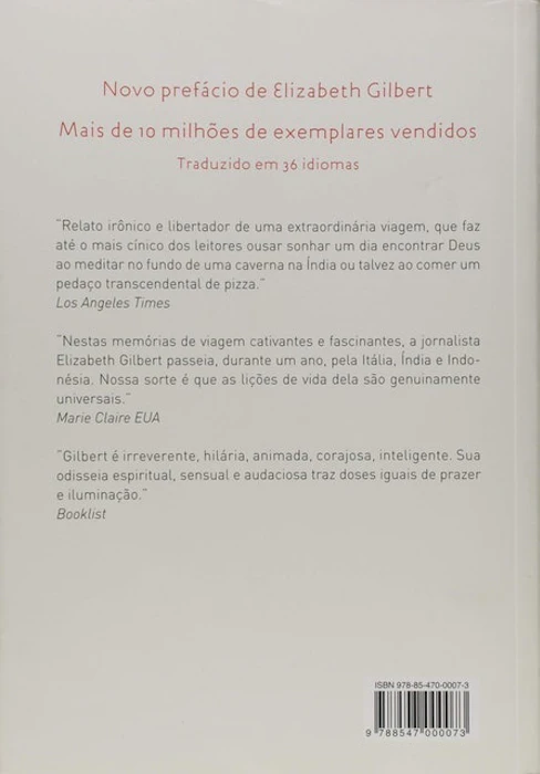 ELIZABETH GILBERT Comer, Rezar, Amar Translation missing: pt-BR.activerecord.decorators.item_part_image/alt