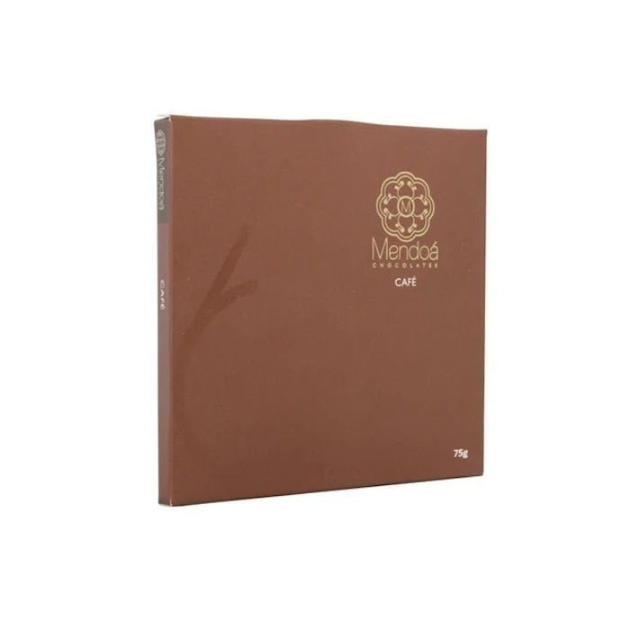 MENDOÁ Chocolate 60% Cacau com Café 75g Translation missing: pt-BR.activerecord.decorators.item_part_image/alt