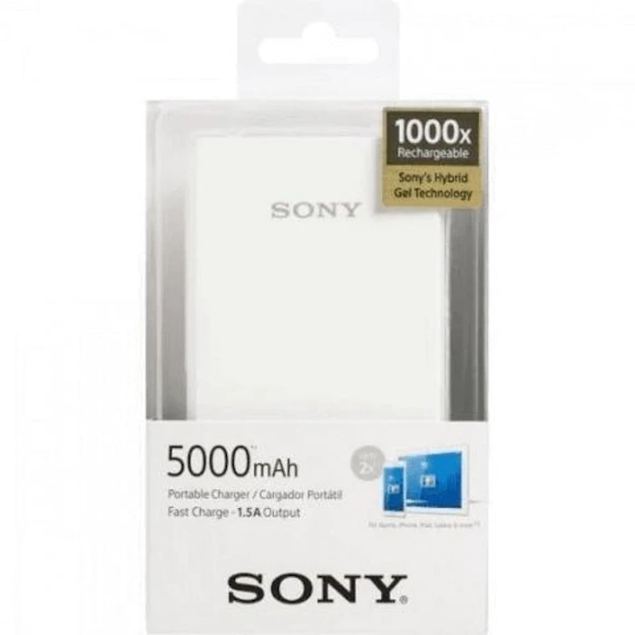 SONY Carregador Portátil Usb 5000 Mah Translation missing: pt-BR.activerecord.decorators.item_part_image/alt