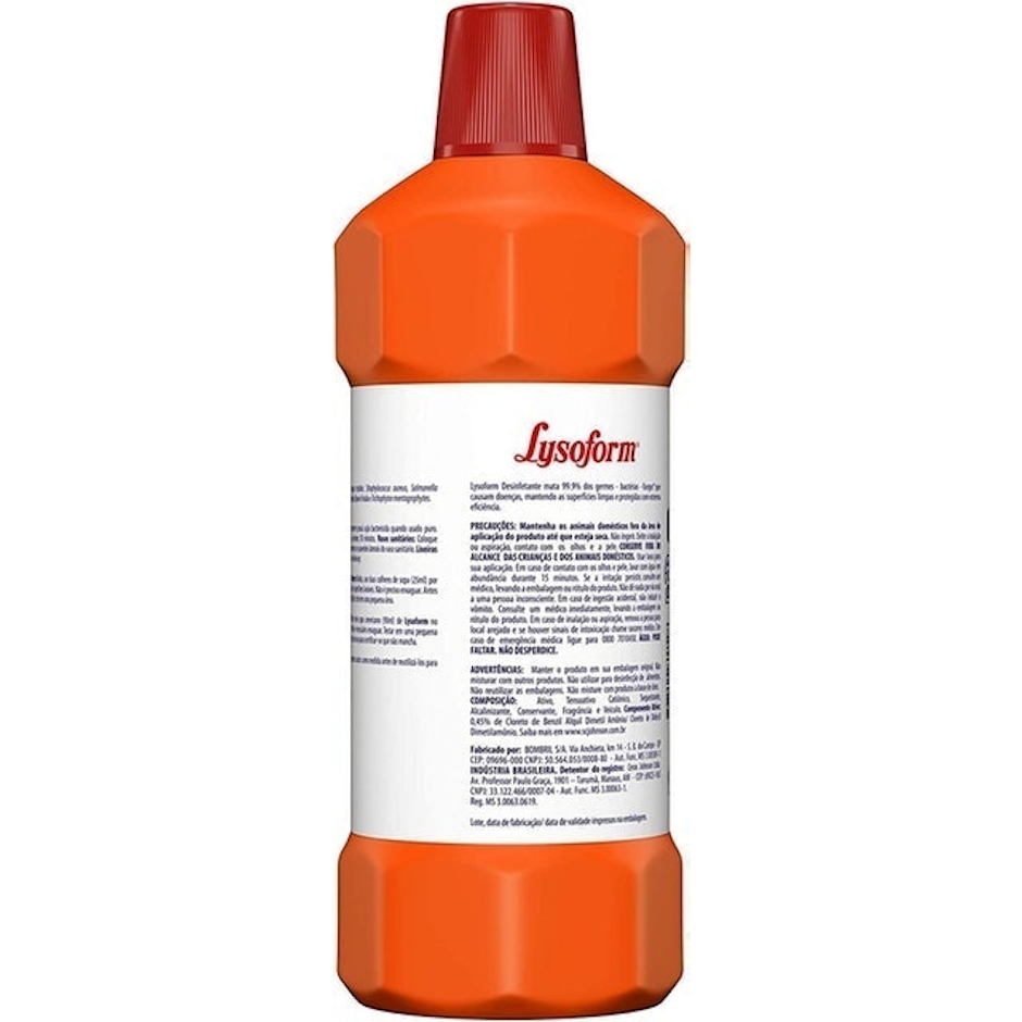 LYSOFORM Desinfetante Bactericida Original 1l Translation missing: pt-BR.activerecord.decorators.item_part_image/alt