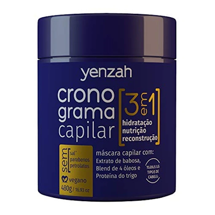 YENZAH Máscara Cronograma Capilar 3 em1 Translation missing: pt-BR.activerecord.decorators.item_part_image/alt