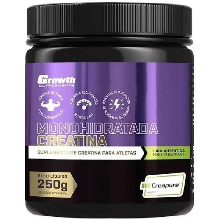 GROWTH SUPLEMENTOS Creatina Creapure 250g Translation missing: pt-BR.activerecord.decorators.item_part_image/alt