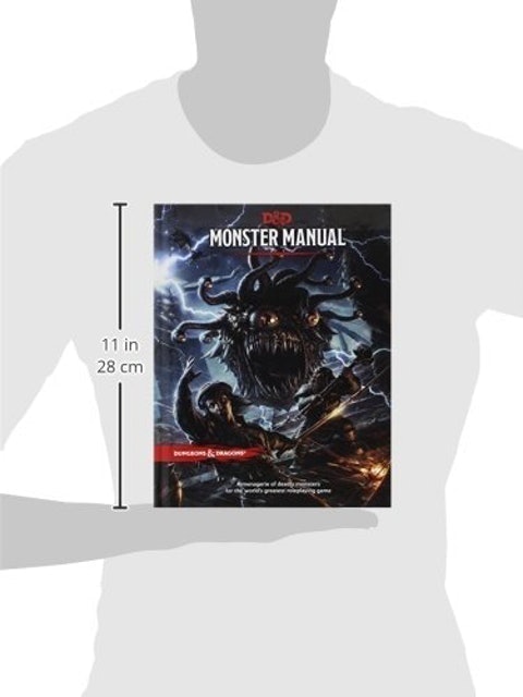 WIZARDS OF THE COAST Dungeons & Dragons Monster Manual (Inglês) Translation missing: pt-BR.activerecord.decorators.item_part_image/alt