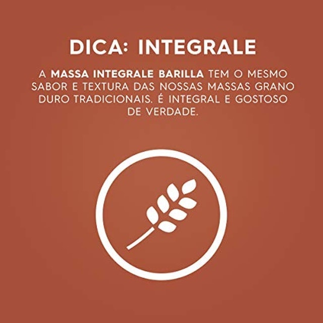 BARILLA Macarrão Integral Grano Duro Spaguetti  Translation missing: pt-BR.activerecord.decorators.item_part_image/alt