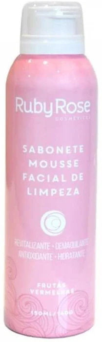 RUBY ROSE Sabonete Mousse Facial de Limpeza Translation missing: pt-BR.activerecord.decorators.item_part_image/alt