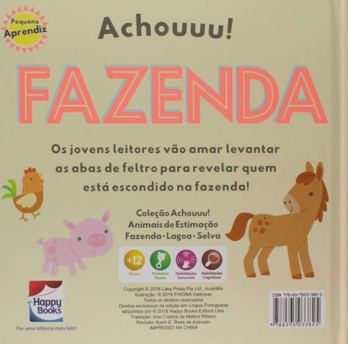 LAKE PRESS PTY LTD Achouuu! Fazenda - Pequeno Aprendiz Translation missing: pt-BR.activerecord.decorators.item_part_image/alt