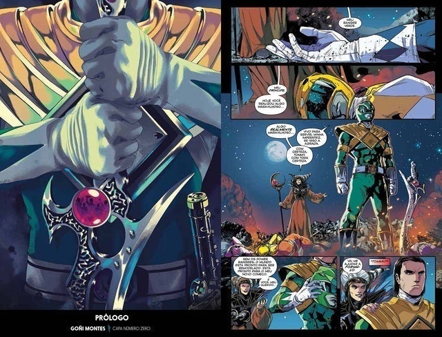 HISTÓRIA EM QUADRINHOS Mighty Morphin Power Rangers - Ano Um Translation missing: pt-BR.activerecord.decorators.item_part_image/alt