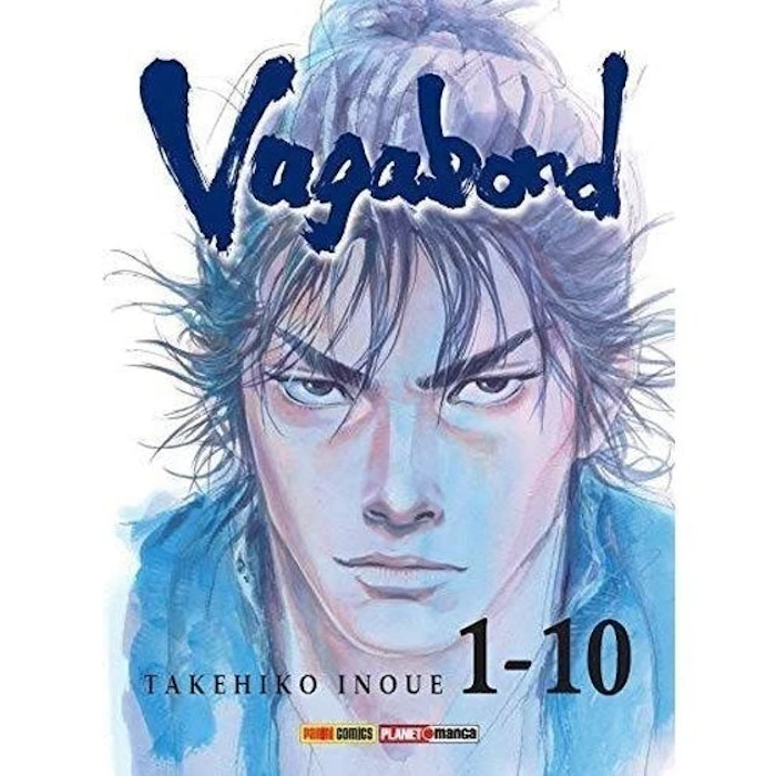 TAKEHIKO INOUE Vagabond - Caixa com 10 Volumes Translation missing: pt-BR.activerecord.decorators.item_part_image/alt