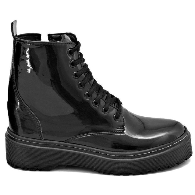 STILOCLUB Bota Flatform Verniz Preta Translation missing: pt-BR.activerecord.decorators.item_part_image/alt