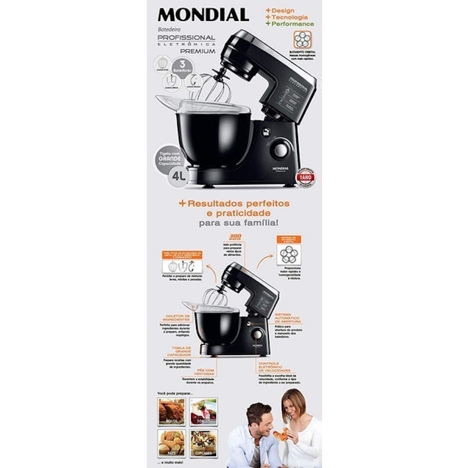 MONDIAL Batedeira Profissional Premium Translation missing: pt-BR.activerecord.decorators.item_part_image/alt