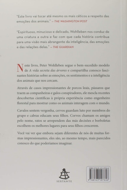 Peter Wohlleben A Vida Secreta dos Animais Translation missing: pt-BR.activerecord.decorators.item_part_image/alt