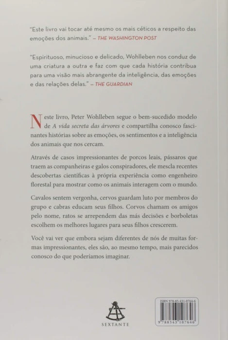 Peter Wohlleben A Vida Secreta dos Animais Translation missing: pt-BR.activerecord.decorators.item_part_image/alt