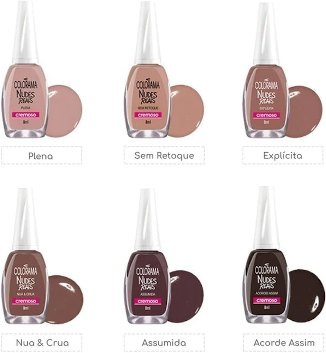 COLORAMA Esmalte Cremoso Nudes Reais Sem Retoque Translation missing: pt-BR.activerecord.decorators.item_part_image/alt