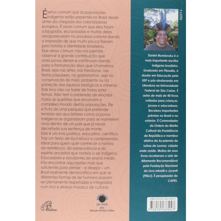 Daniel Munduruku O Caráter Educativo do Movimento Indígena Brasileiro (1970-1990) Translation missing: pt-BR.activerecord.decorators.item_part_image/alt