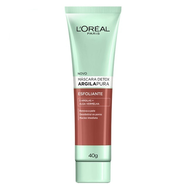 LÓRÉAL PARIS Máscara Facial Detox Argila Pura Esfoliante Translation missing: pt-BR.activerecord.decorators.item_part_image/alt